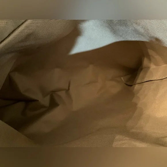 Beige Tote Bag with Blue Evil Eye Design - Picture 4 of 6